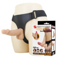 Gode Ceinture Réaliste à Peau Coulissante Zane de Pretty Love 17 cm