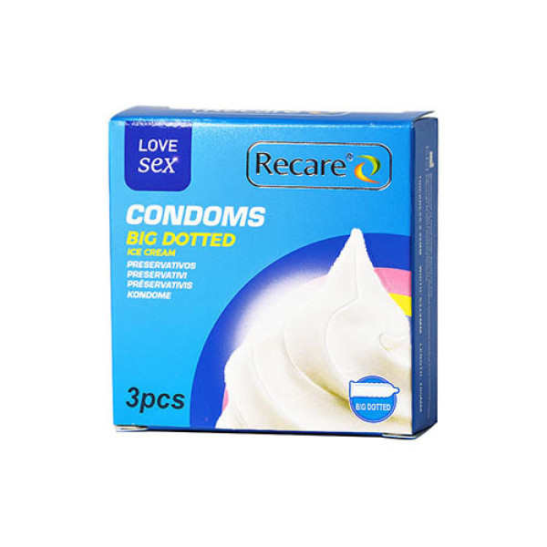 Préservatifs Recare Perlés Boîte de 3