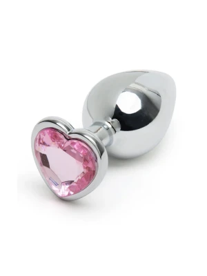 Plug Anal Inox Bijou Cœur Taille M