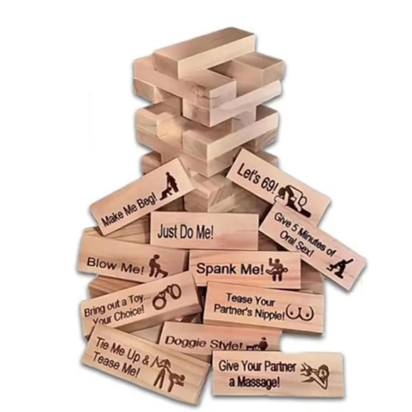 Jeu de Blocs pour Couple Jenga