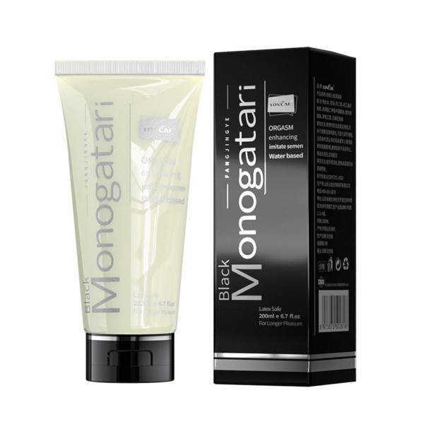Lubrifiant eau effet sperme Black Monogatari 200 ml
