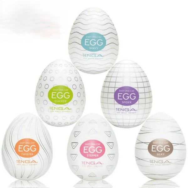 Masturbateurs Tenga Egg Pack de 6