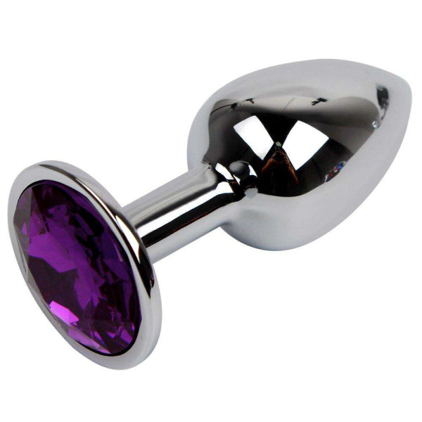 Plug Anal Inox Bijou Rond Taille L