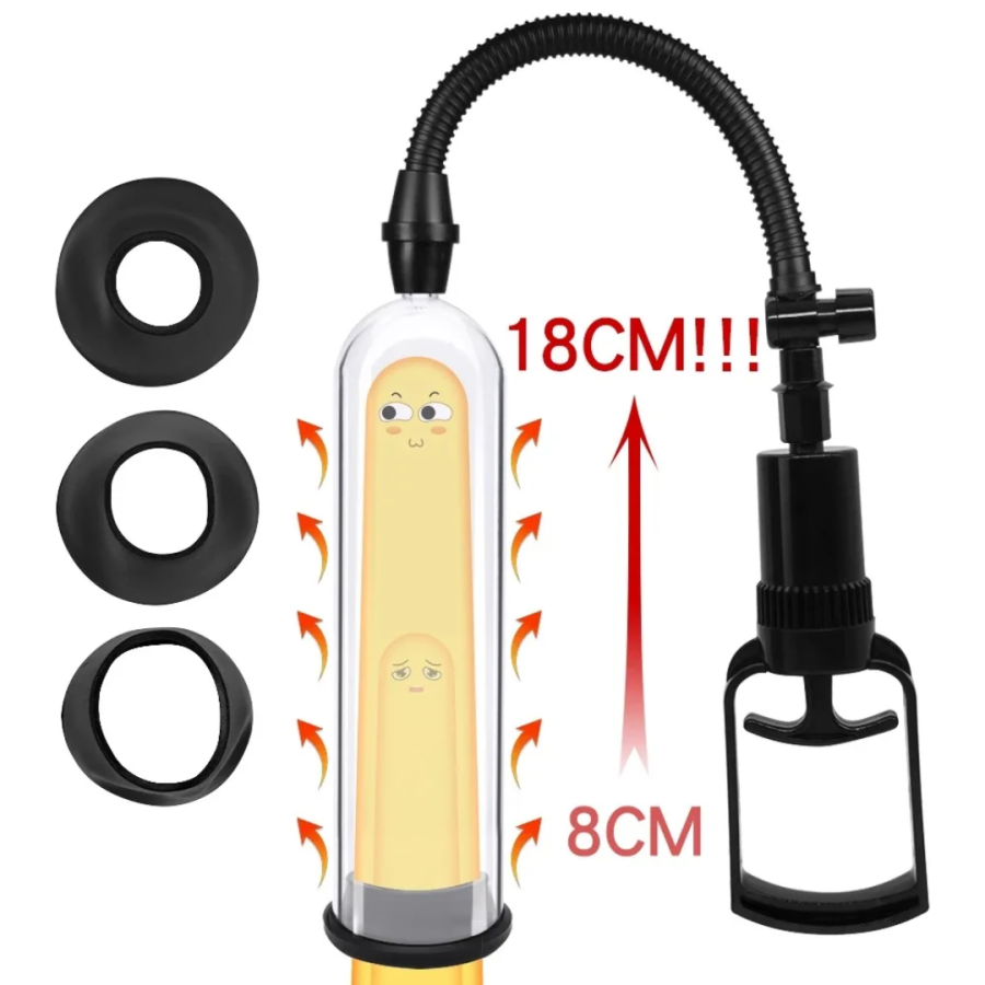 Pompe à Pénis Manuelle Ergonomique