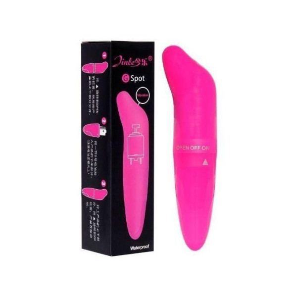 Mini Vibromasseur Dauphin Rose