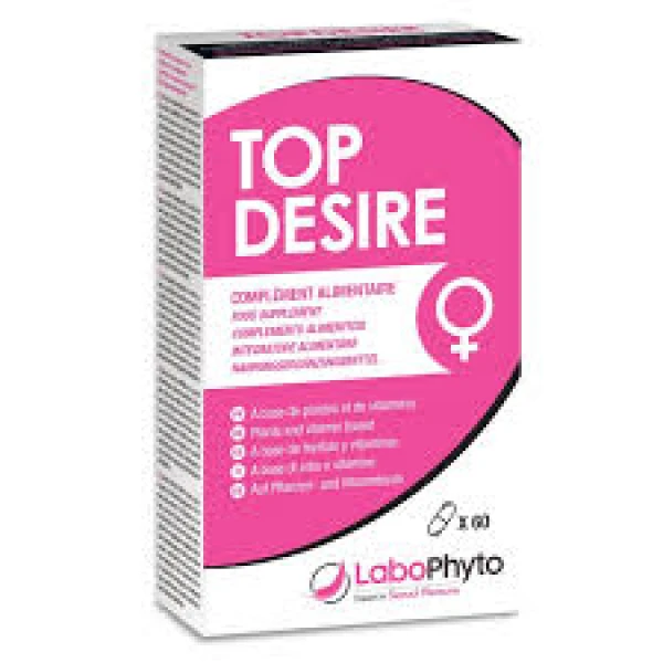 Aphrodisiaque féminin Top Desire 60 gélules