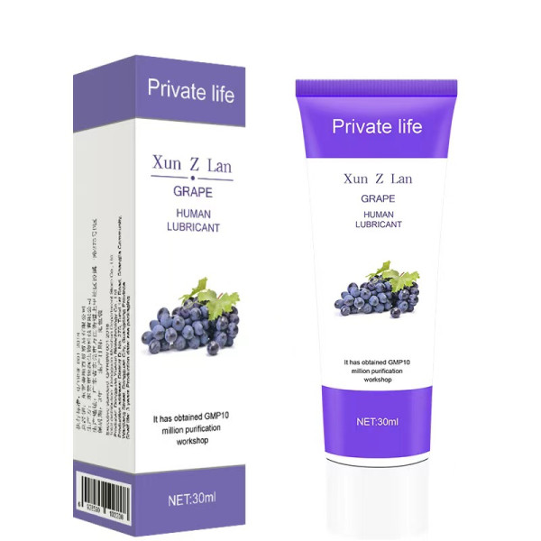Lubrifiant Fruité Private Life Saveur Raisins 30 ml