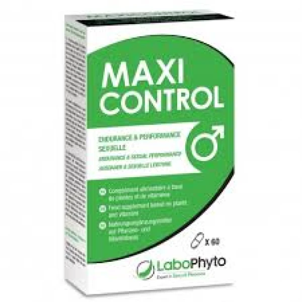 Aphrodisiaque Maxi Control Retardant Ejaculation de Labophyto 60 gélules
