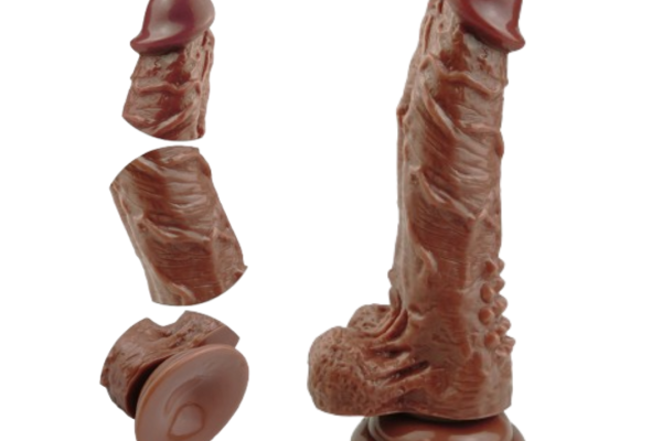 Gode Ventouse avec Rugosités Charly Deep 19 cm