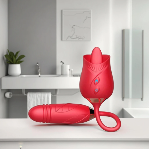 Stimulateur Duo Rose Langue