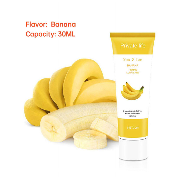 Lubrifiant Fruité Private Life Saveur Banane 30 ml