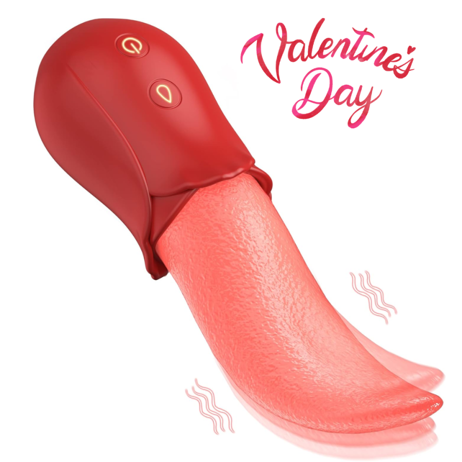 Saint Valentin 2 : Rose Langue Vibrante Deuxieme génération