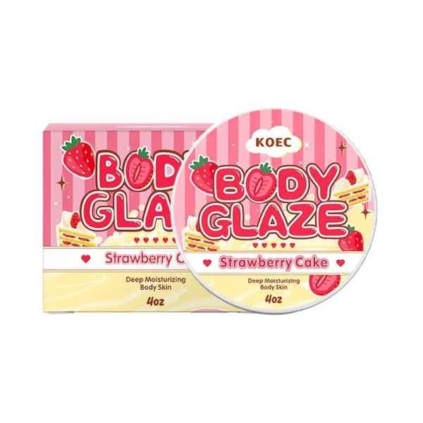 Beurre de Massage Parfumé Body Glaze Strawberry Cake 120ml