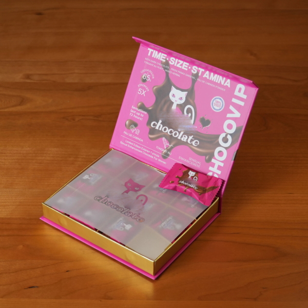 Chocolat Aphrodisiaque Chocovip Pink Pussycat pour Femmes