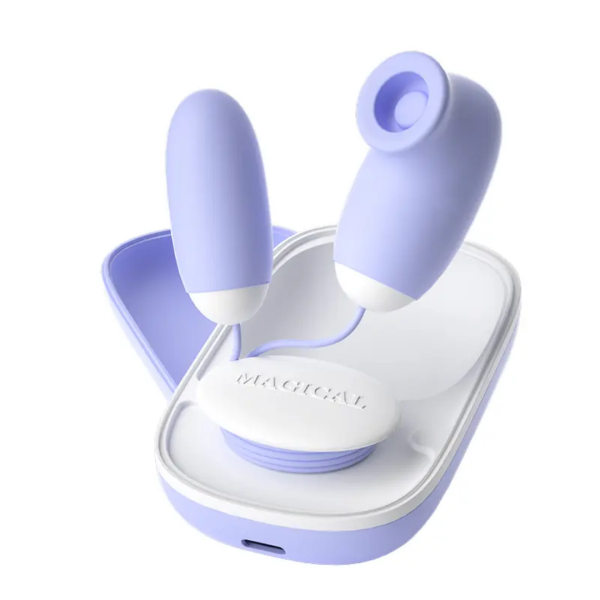 Vibromasseur Duo Aspiration Magic Box de Lilo