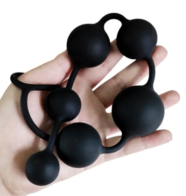 Chapelet Anal Silicone Beads Taille M