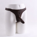 Gode ceinture seconde peau Deep Penetrator Brun