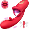 Vibromasseur Rose 3 en 1 Flapping Queen