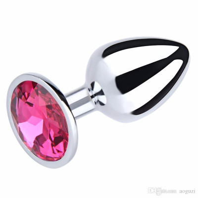 Plug Anal Inox Bijou Rond  Taille M