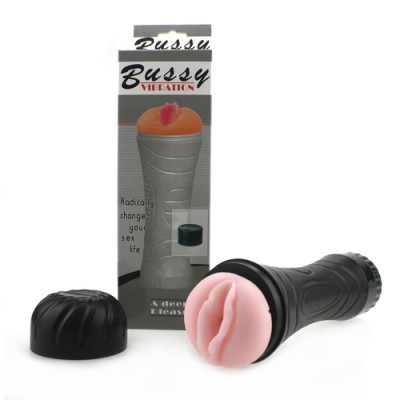 Vagin Artificiel Vibrant avec Molette d'Intensité Bussy Fleshlight