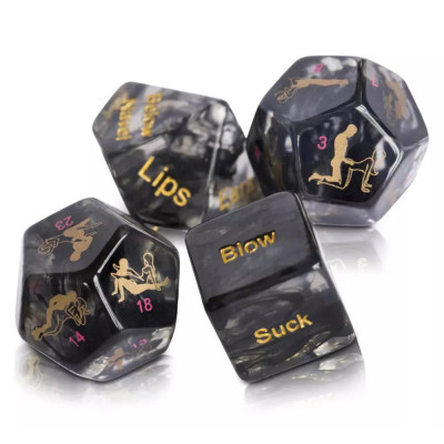 Jeu de Dés Coquins pour Couple Kit 4 Pièces Voluptia